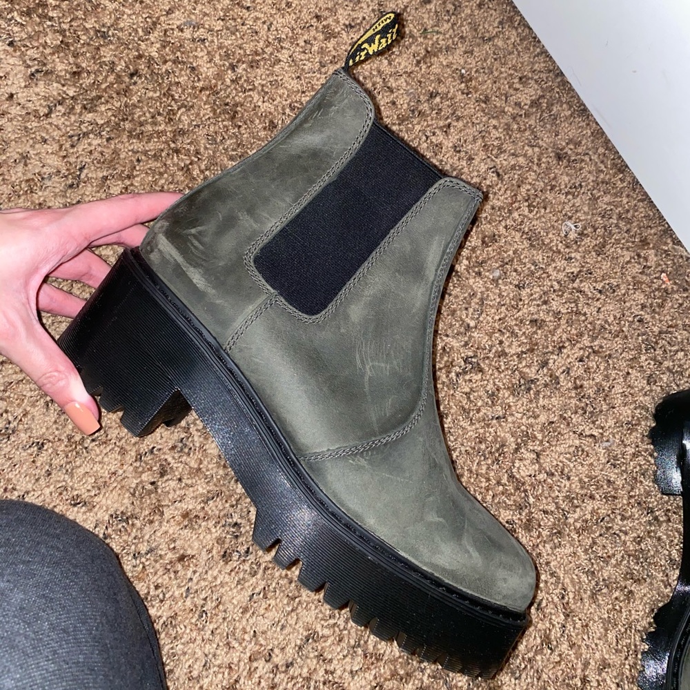 Grey Rometty Dr Martens